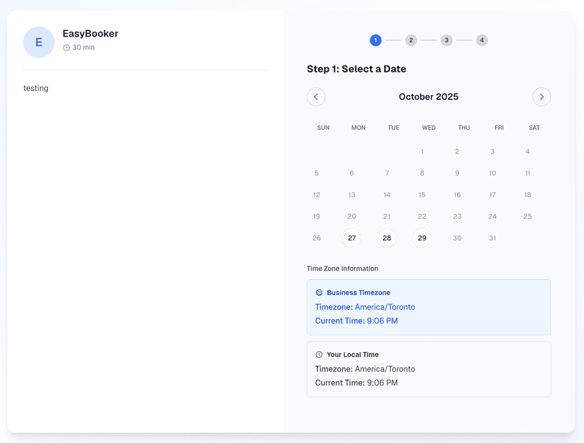 Share Your Booking Link